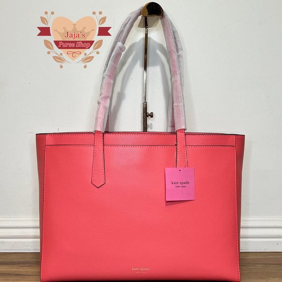 ✅❤️✅❤️SOLD❤️✅❤️✅🧡Kate Spade NY Leather 3 Compartment Tote Purse🧡 - Picture 3 of 17